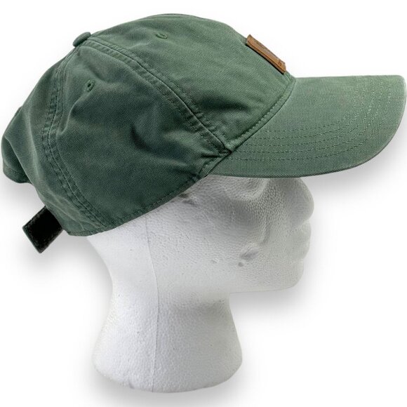 Carhartt Odessa Men's Canvas Cap - Olive Green, One Size Hook and Loop - Picture 3 of 6